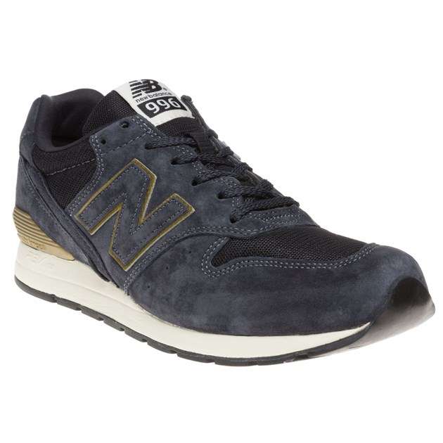 new balance 996 navy and gold